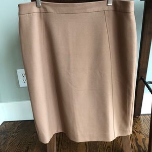 Perfect camel pencil skirt